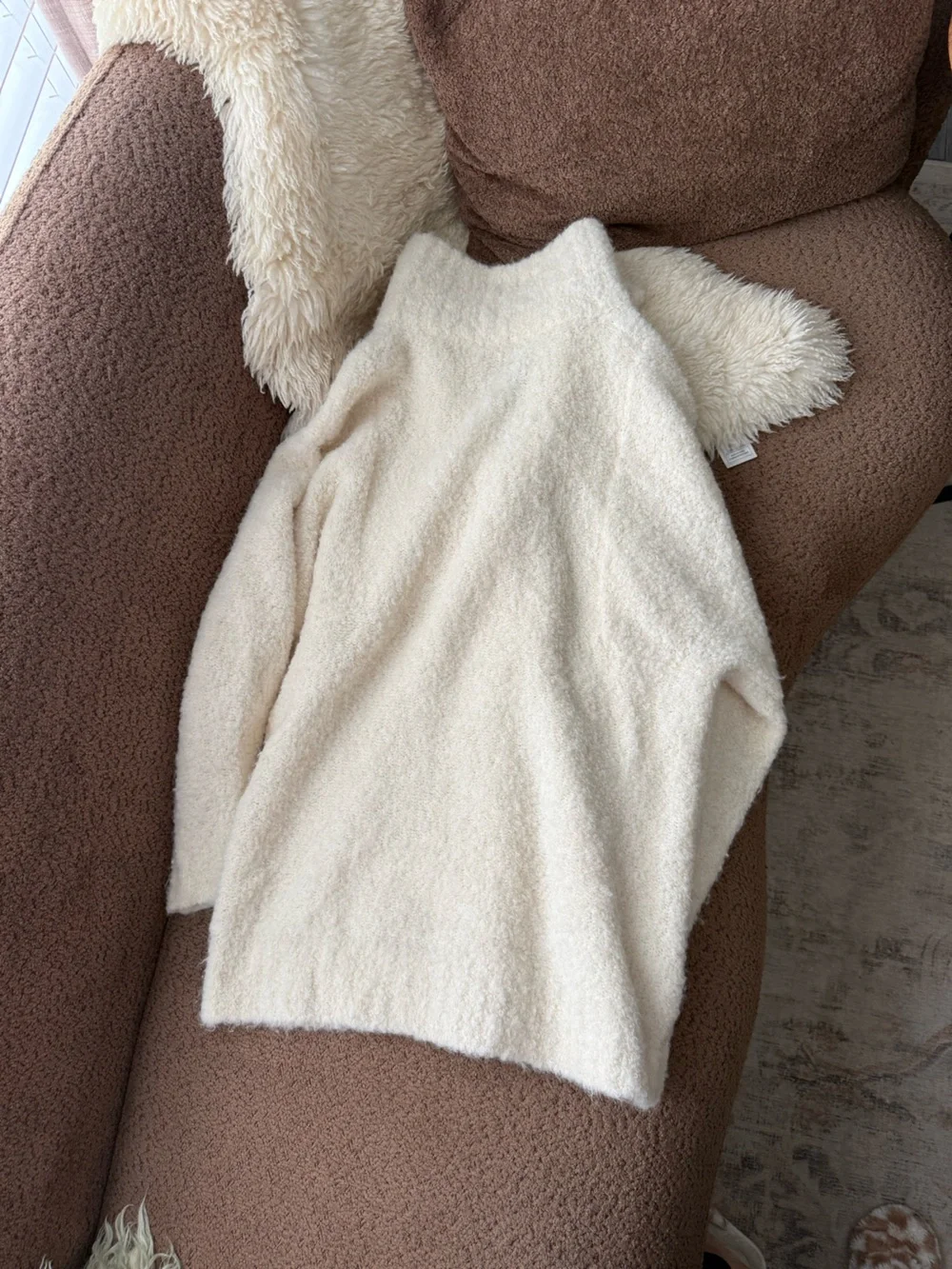 Aritzia Wilfred Oversized Alpaca Karlis Button Front Cardigan 🌿